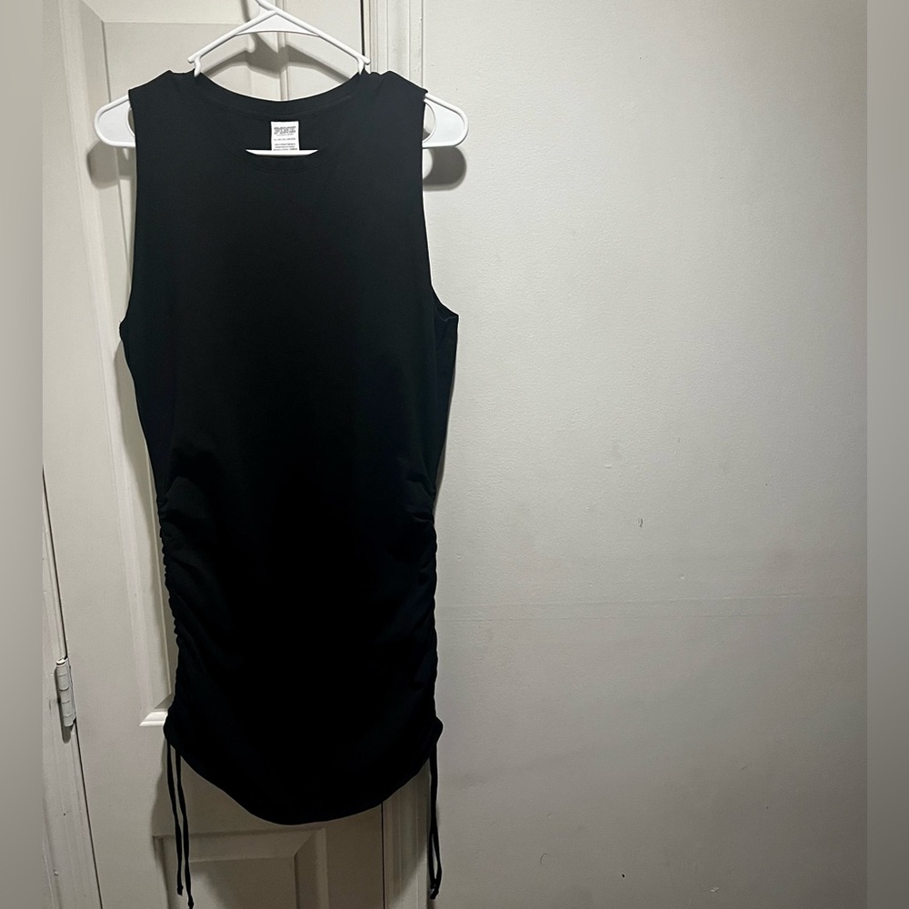 PINK VS ruched sided sleeveless dress